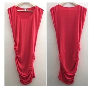 Victoria’s Secret Coral Ruched MIDI Dress